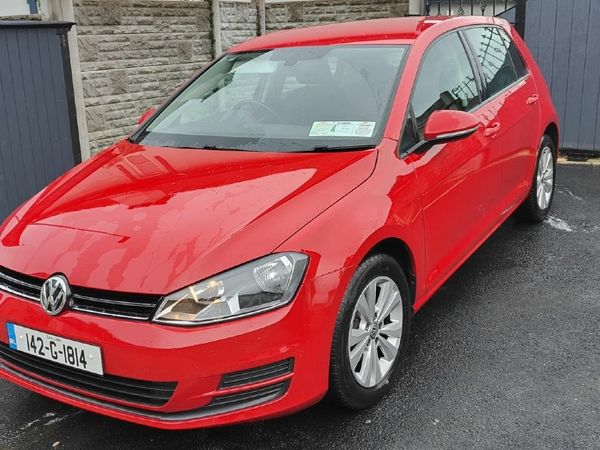 Volkswagen Golf Hatchback, Diesel, 2014, Red