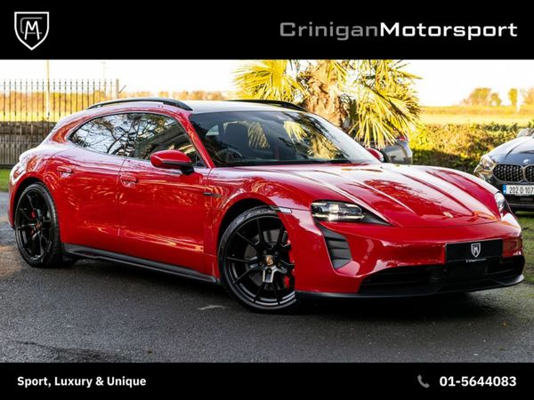 Porsche Taycan Estate, Electric, 2023, Red