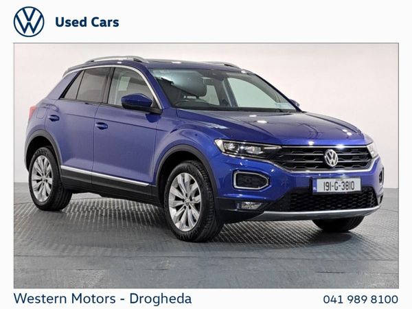 Volkswagen T-Roc SUV, Petrol, 2019, Blue