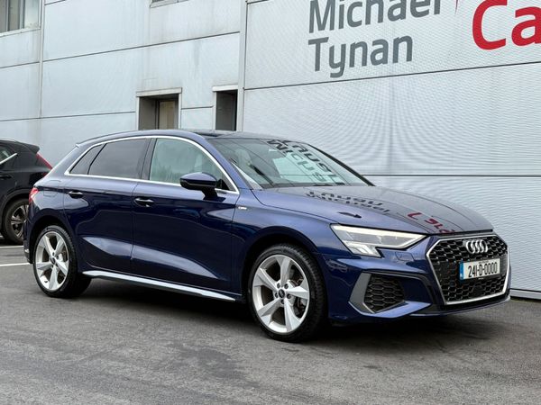 Audi A3 Hatchback, Petrol Plug-in Hybrid, 2024, Blue