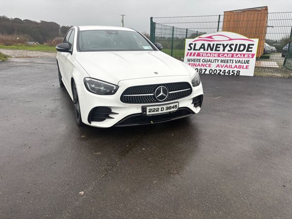 Mercedes-Benz E-Class Saloon, Diesel Hybrid, 2022, White
