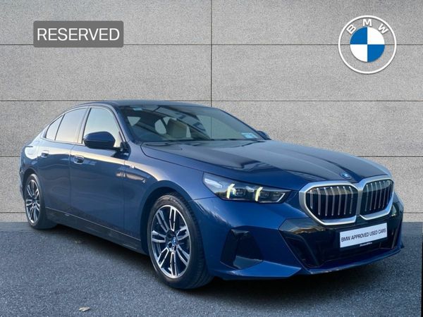 BMW 5-Series Saloon, Petrol Plug-in Hybrid, 2024, Blue