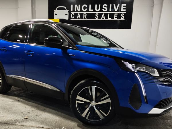 Peugeot 3008 SUV, Petrol Hybrid, 2021, Blue