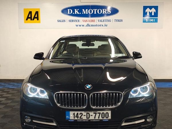 BMW 5-Series Saloon, Diesel, 2014, Black