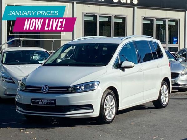 Volkswagen Touran MPV, Petrol, 2018, White