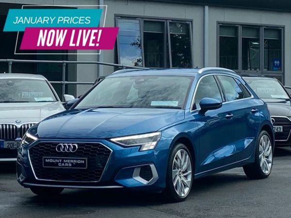 Audi A3 Hatchback, Petrol, 2021, Blue