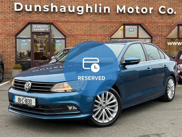 Volkswagen Jetta Saloon, Diesel, 2018, Blue