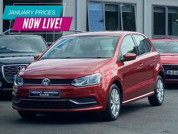 Volkswagen Polo Hatchback, Petrol, 2017, Red