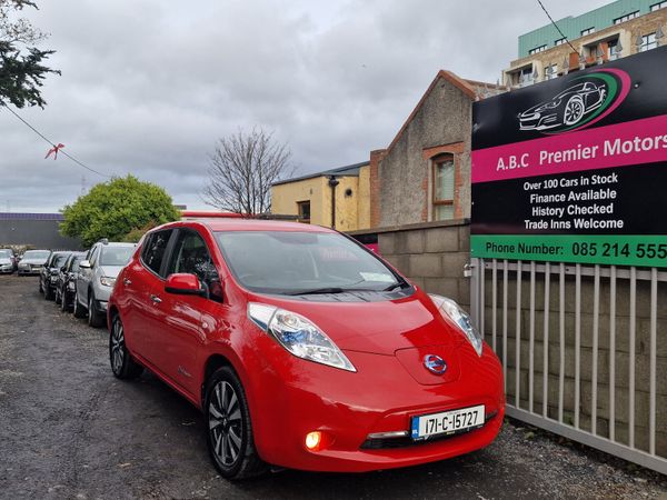 Nissan Leaf Hatchback, Electric, 2017, Red