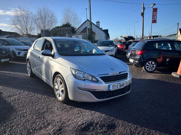 Peugeot 308 Hatchback, Diesel, 2017, Silver