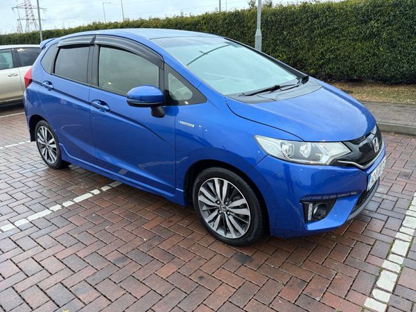 Honda Fit Hatchback, Petrol Hybrid, 2014, Blue