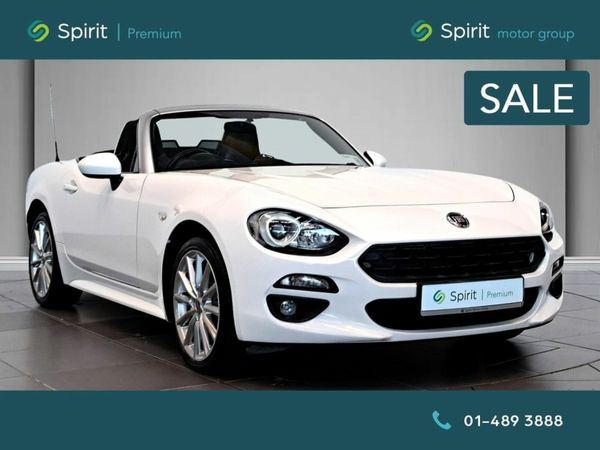 Fiat 124 Spider Convertible, Petrol, 2017, White