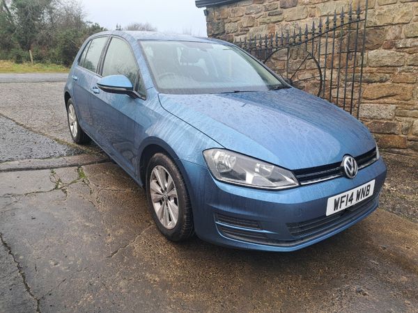 Volkswagen Golf Hatchback, Diesel, 2014, Blue