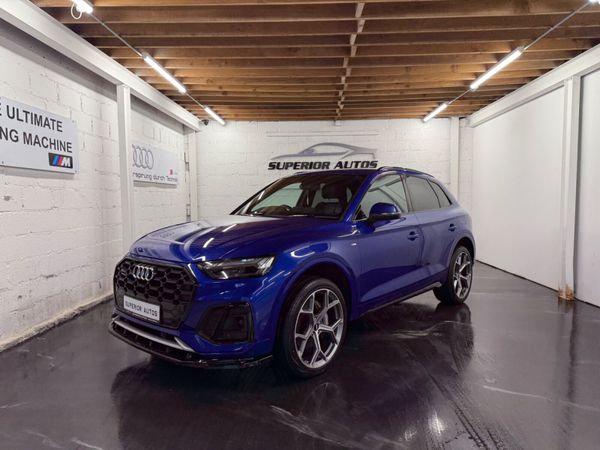 Audi Q5 SUV, Petrol Hybrid, 2022, Blue