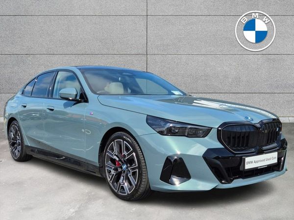 BMW i5 Saloon, Electric, 2025, Green