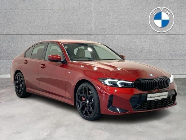 BMW 3-Series Saloon, Petrol Plug-in Hybrid, 2025, Red