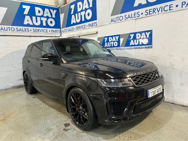 Land Rover Range Rover Sport Estate, Petrol Plug-in Hybrid, 2021, Black