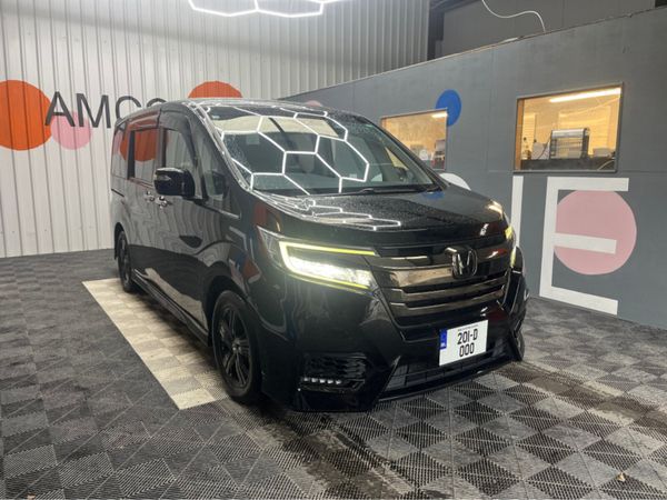 Honda Stepwagon MPV, Petrol Hybrid, 2020, Black