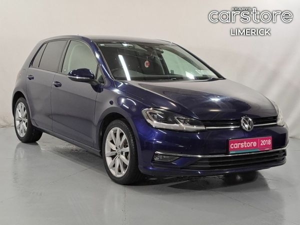 Volkswagen Golf Hatchback, Petrol, 2018, Blue