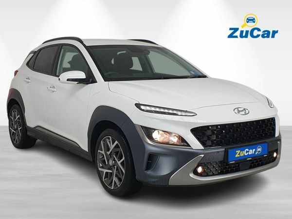 Hyundai KONA Hatchback, Petrol Hybrid, 2022, White