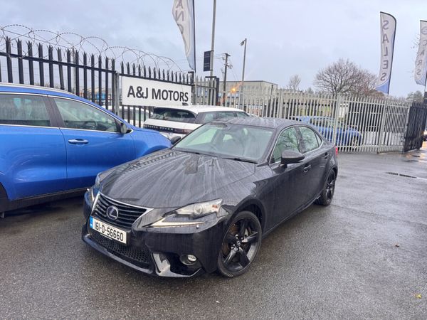 Lexus IS Saloon, Petrol Hybrid, 2016, Black