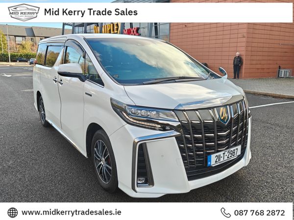 Toyota Alphard MPV, Petrol Hybrid, 2021, White