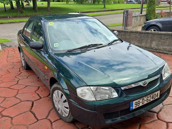 Mazda 323 Saloon, Petrol, 1998, Green