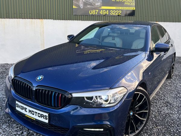 BMW 5-Series Saloon, Diesel, 2019, Blue
