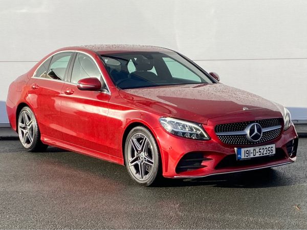Mercedes-Benz C-Class Saloon, Diesel, 2019, Red