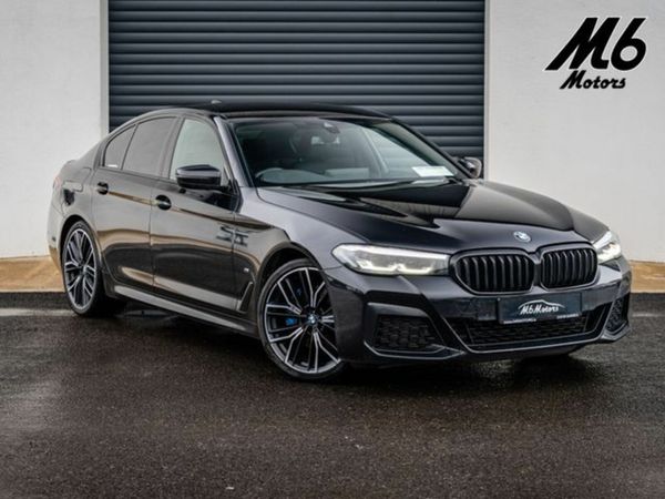 BMW 5-Series Saloon, Diesel Hybrid, 2022, Black
