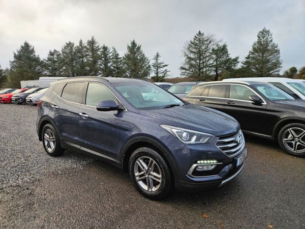Hyundai Santa Fe SUV, Diesel, 2017, Blue