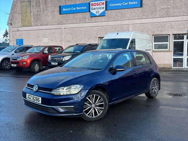 Volkswagen Golf Hatchback, Petrol, 2018, Blue