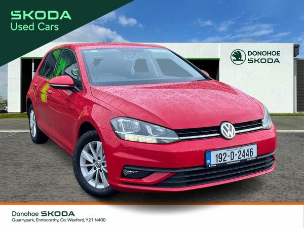 Volkswagen Golf Hatchback, Diesel, 2019, Red