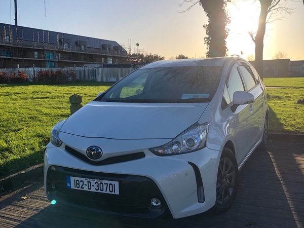 Toyota Prius MPV, Petrol Hybrid, 2018, White