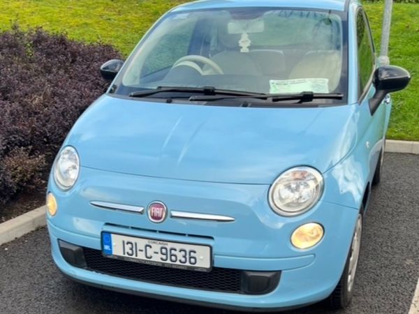 Fiat 500 Hatchback, Petrol, 2013, Blue