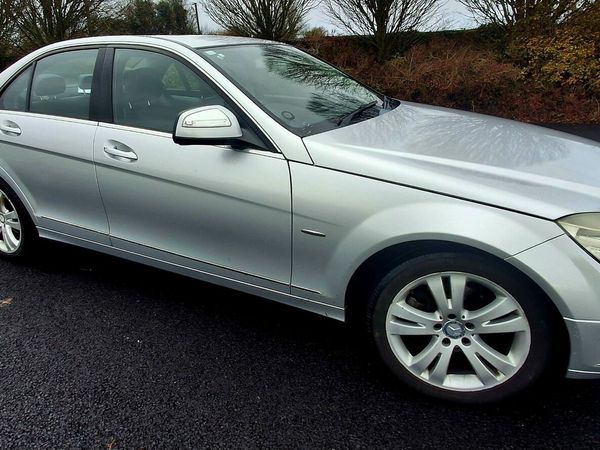 Mercedes-Benz C-Class Saloon, Petrol, 2009, Silver