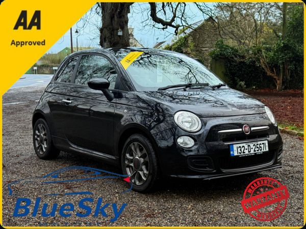 Fiat 500 Hatchback, Petrol, 2013, Black
