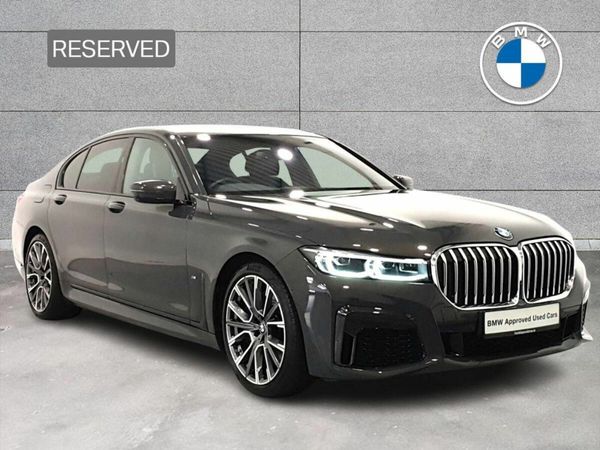 BMW 7-Series Saloon, Petrol Plug-in Hybrid, 2021, Grey