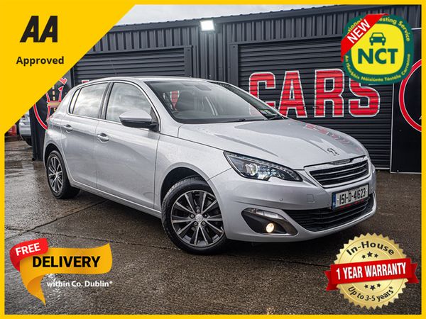 Peugeot 308 Hatchback, Diesel, 2015, Silver