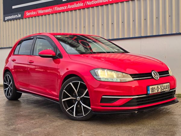 Volkswagen Golf Hatchback, Diesel, 2018, Red