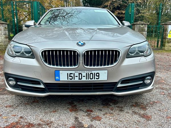 BMW 5-Series Saloon, Diesel, 2015, Silver