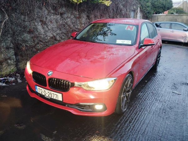 BMW 3-Series Saloon, Petrol Plug-in Hybrid, 2017, Red