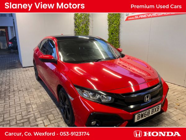 Honda Civic Saloon, Diesel, 2019, Red