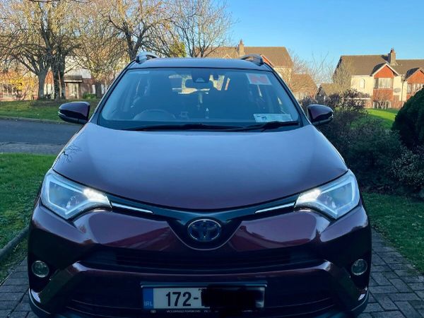 Toyota RAV4 SUV, Petrol Hybrid, 2017, Red