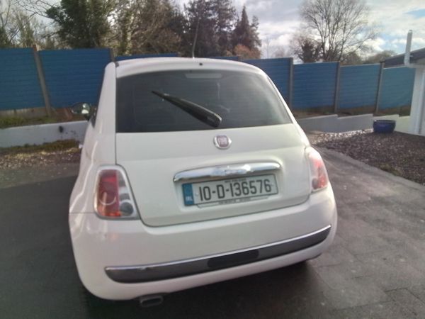 Fiat 500 Hatchback, Petrol, 2010, White