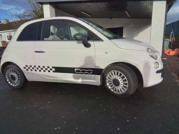 Fiat 500 Hatchback, Petrol, 2010, White