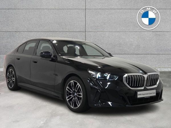 BMW 5-Series Saloon, Petrol Plug-in Hybrid, 2025, Black