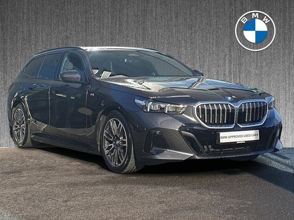 BMW 5-Series Estate, Petrol Plug-in Hybrid, 2025, Grey