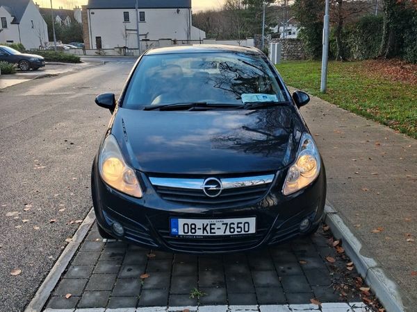 Opel Corsa Hatchback, Petrol, 2008, Black