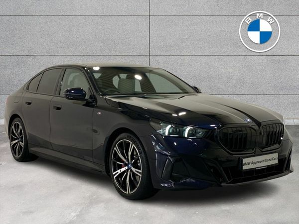 BMW 5-Series Saloon, Petrol Plug-in Hybrid, 2024, Black